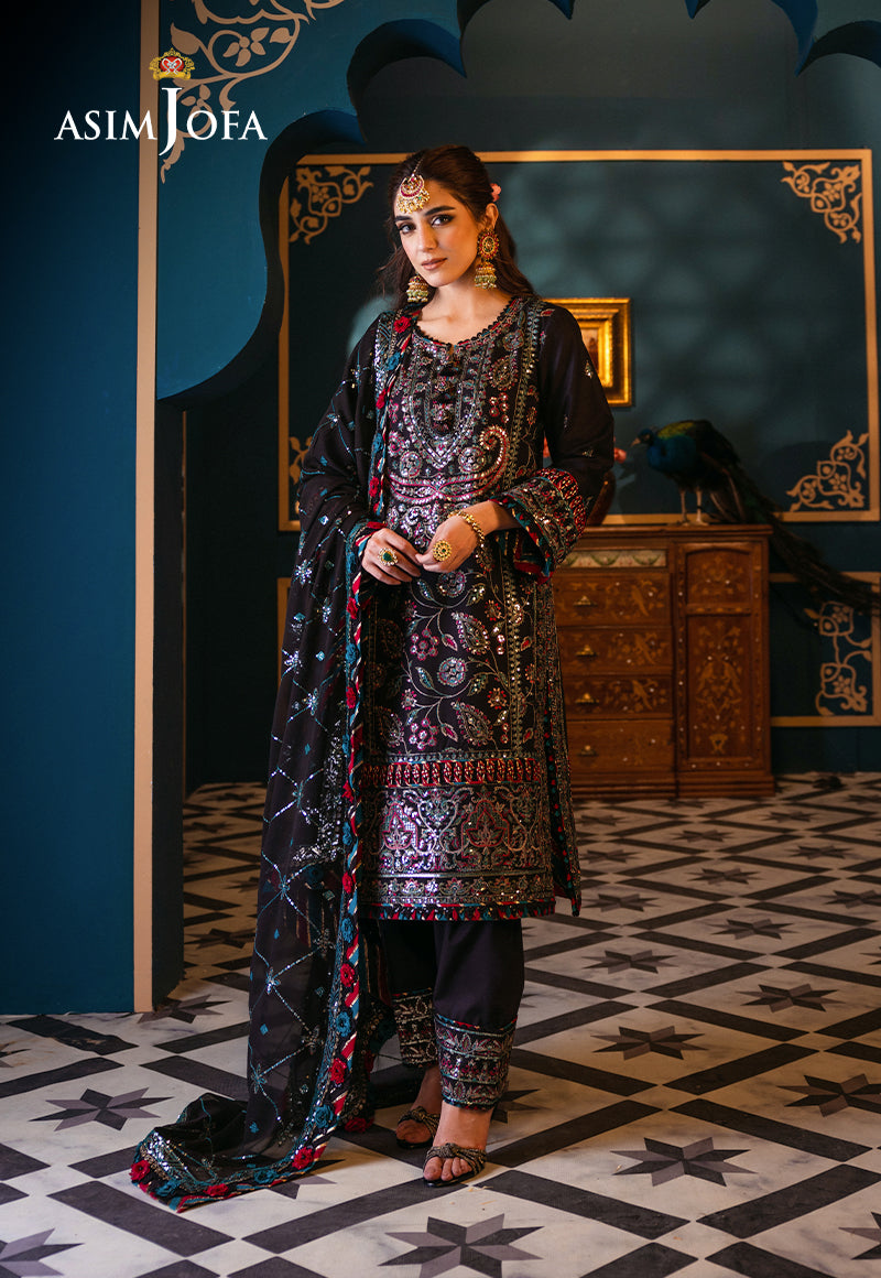 AJFI-14 | Asim Jofa | Fasana E Isha Luxury Lawn 2024