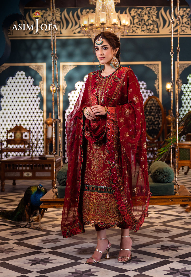 AJFI-21 | Asim Jofa | Fasana E Isha Luxury Lawn 2024