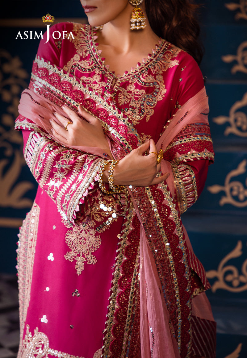 AJFI-18 | Asim Jofa | Fasana E Isha Luxury Lawn 2024