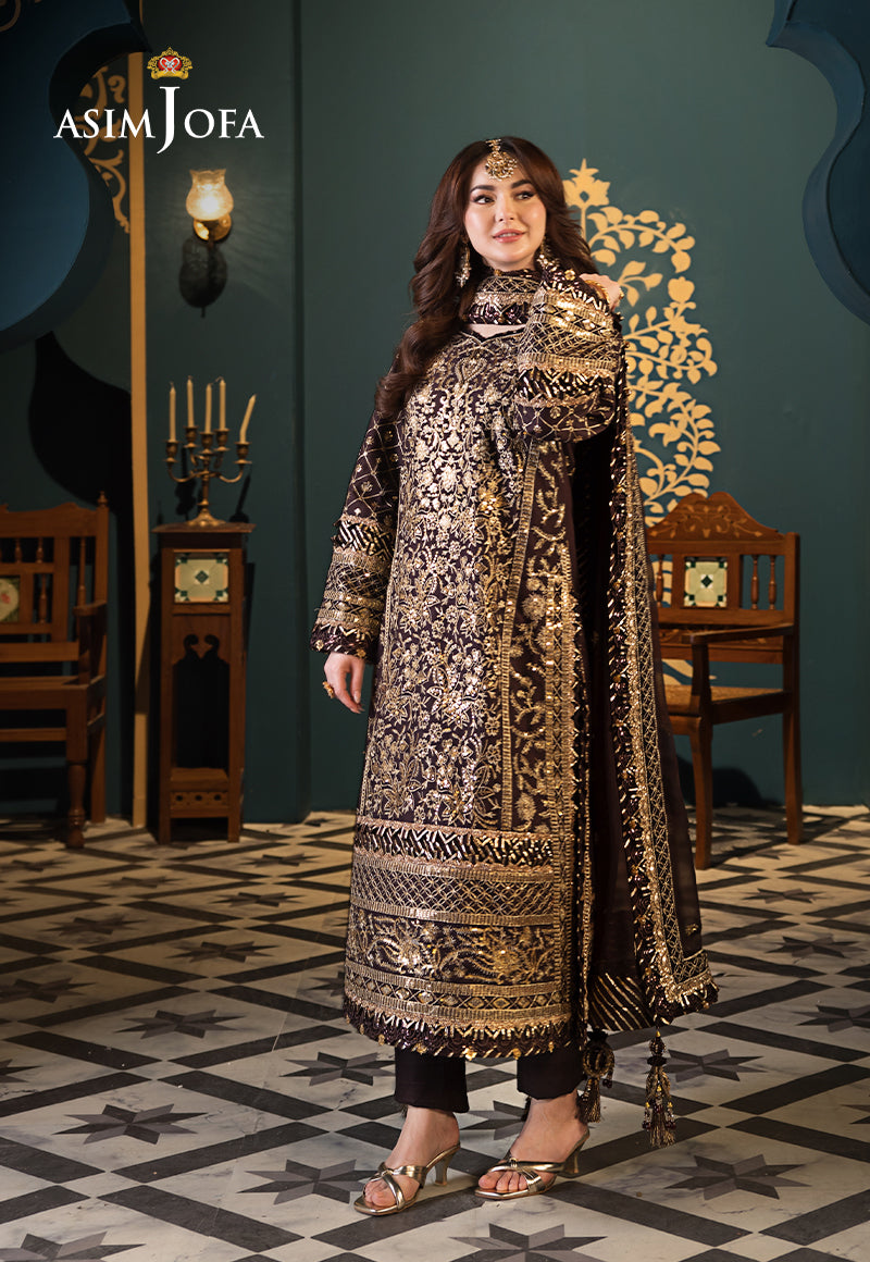 AJFI-04 | Asim Jofa | Fasana E Isha Luxury Lawn 2024