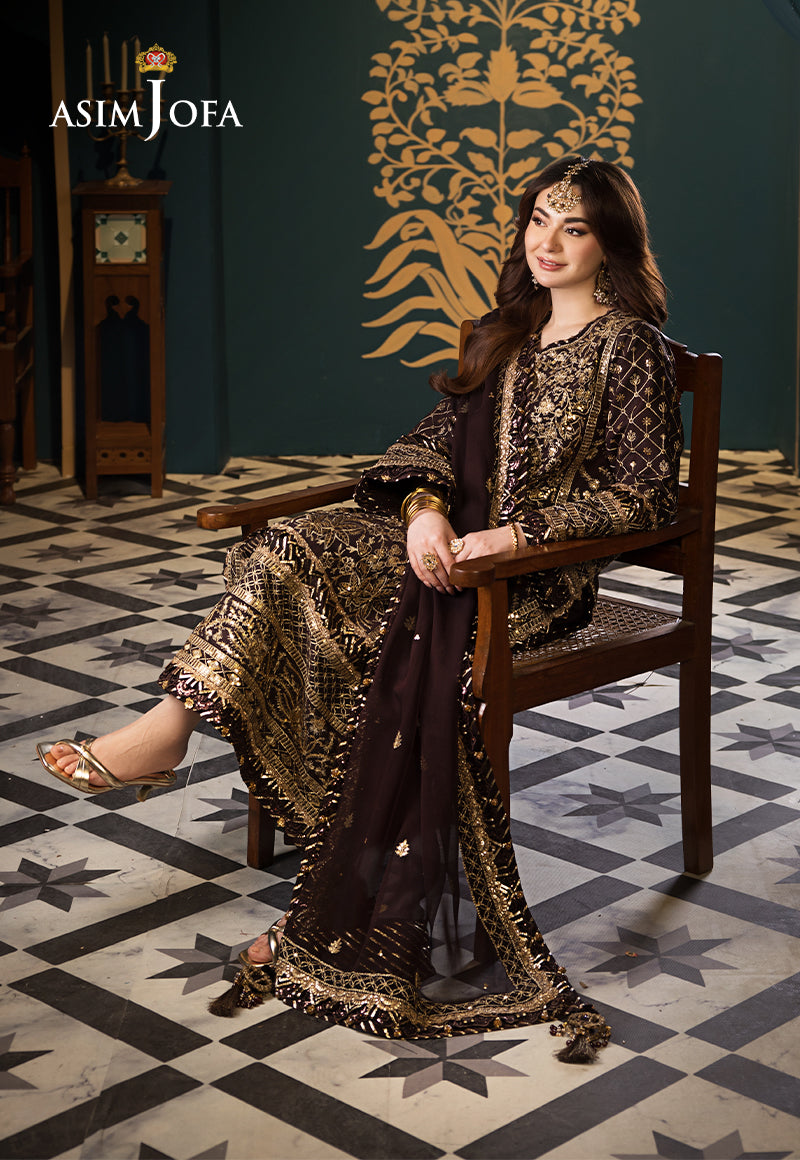 AJFI-04 | Asim Jofa | Fasana E Isha Luxury Lawn 2024