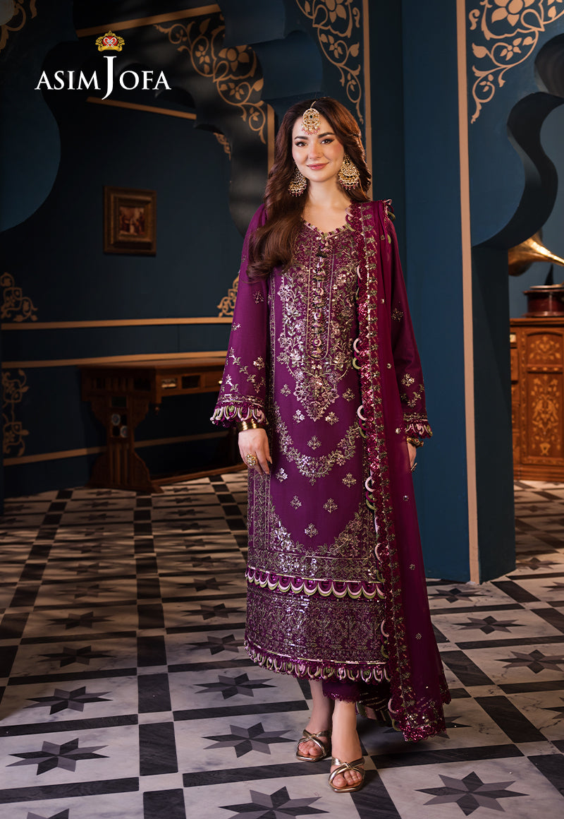 AJFI-11 | Asim Jofa | Fasana E Isha Luxury Lawn 2024