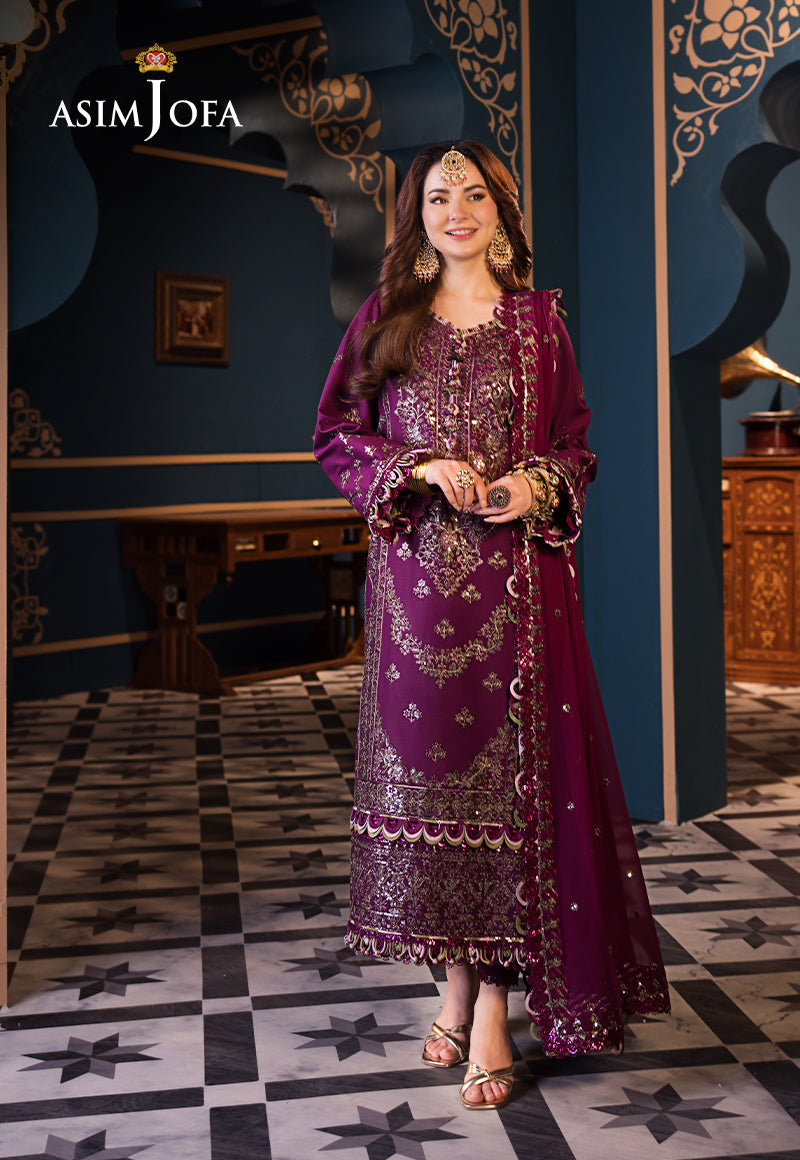 AJFI-11 | Asim Jofa | Fasana E Isha Luxury Lawn 2024