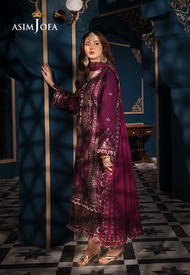 AJFI-11 | Asim Jofa | Fasana E Isha Luxury Lawn 2024