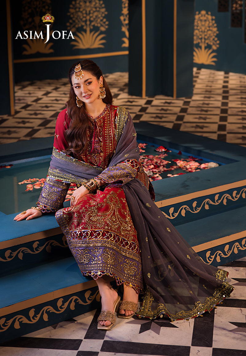 AJFI-27 | Asim Jofa | Fasana E Isha Luxury Lawn 2024