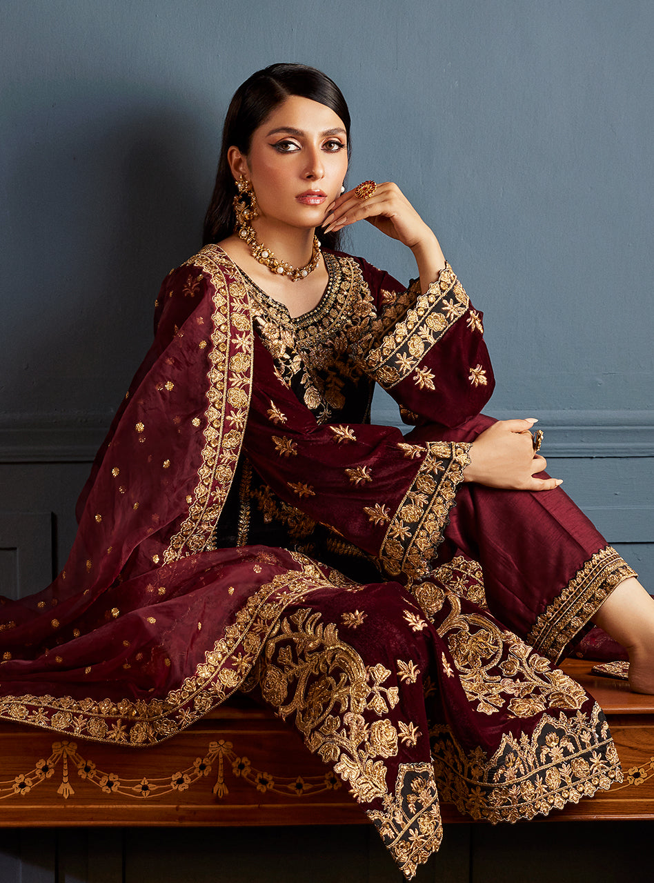 ZIBA | Zainab chottani | velvet Collection 2023