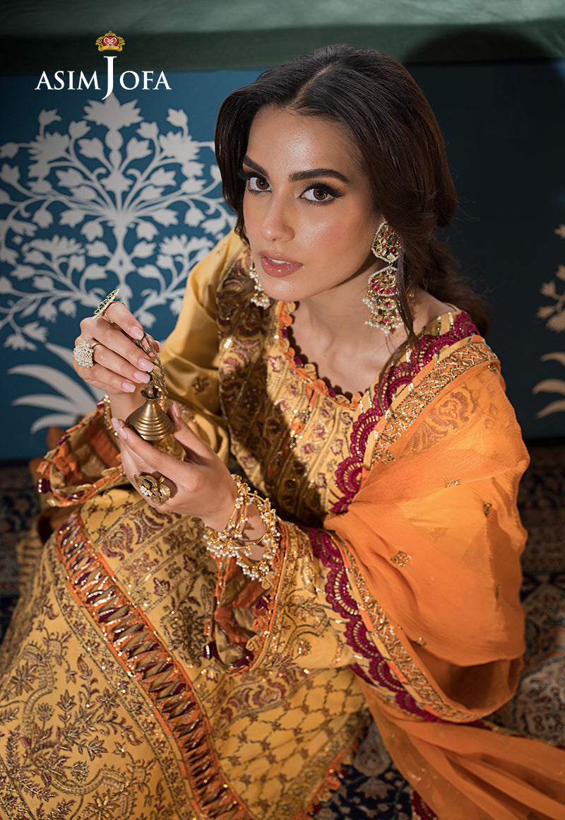 AJFI-19 | Asim Jofa | Fasana E Isha Luxury Lawn 2024