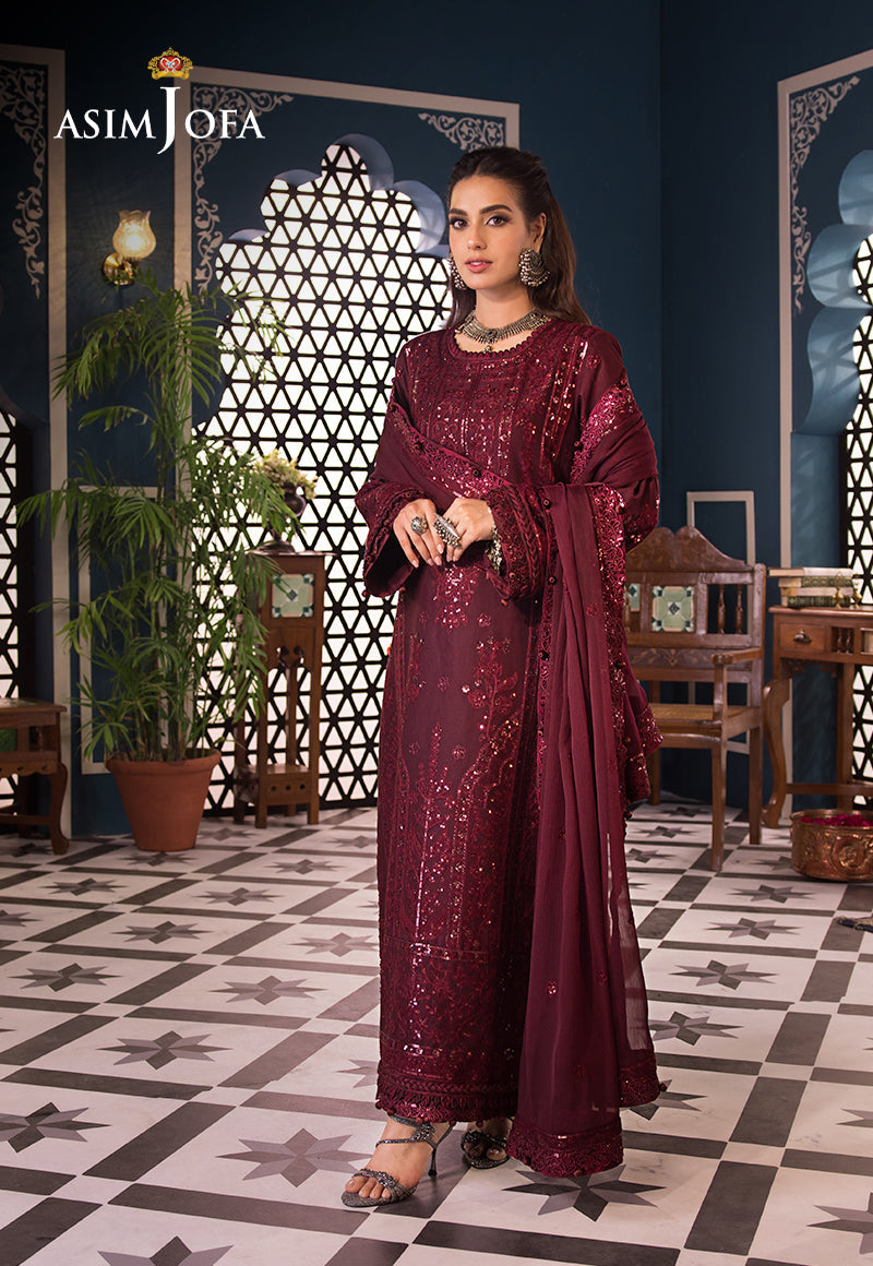 AJFI-09 | Asim Jofa | Fasana E Isha Luxury Lawn 2024