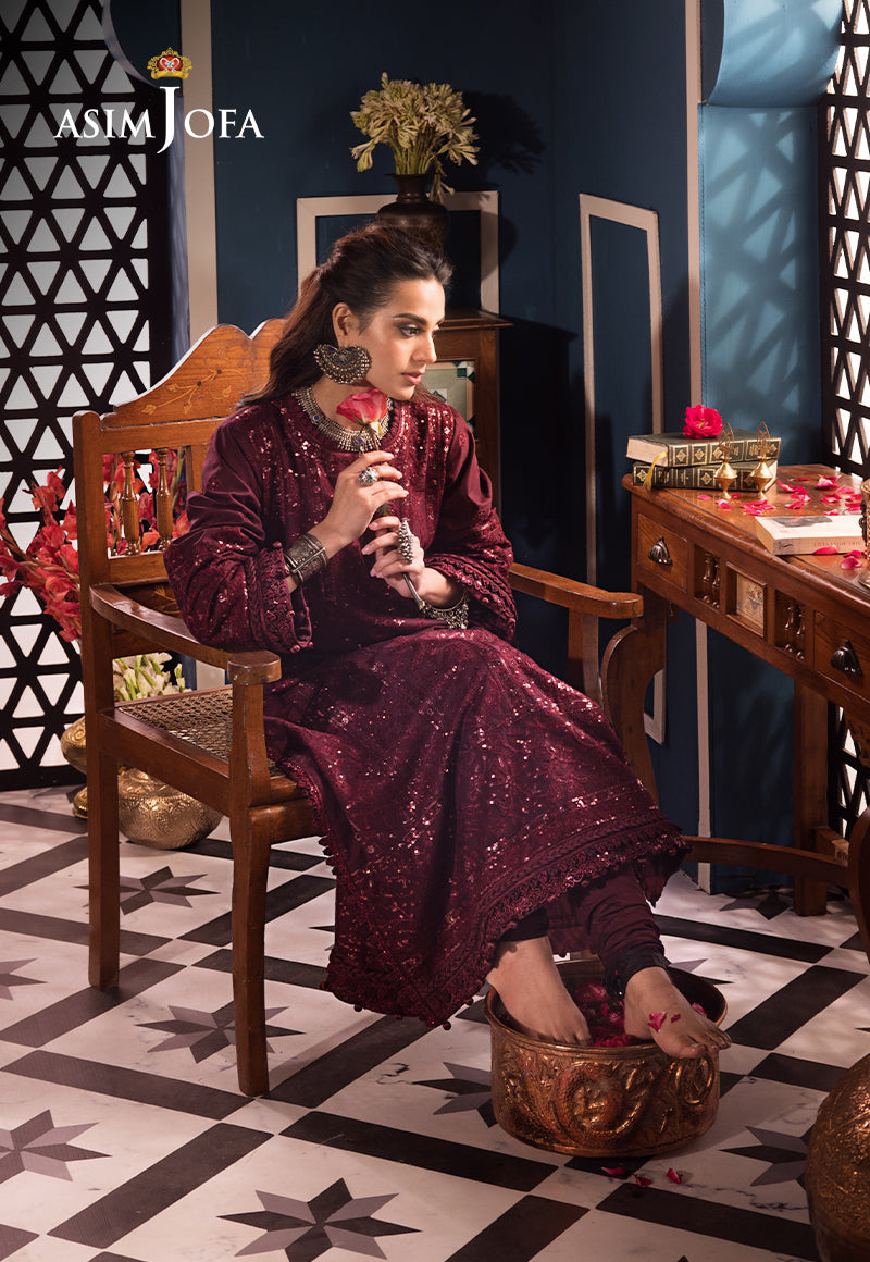 AJFI-09 | Asim Jofa | Fasana E Isha Luxury Lawn 2024