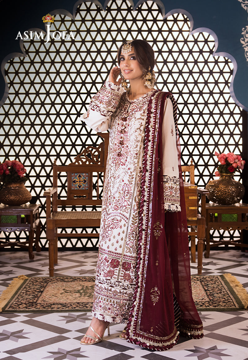 AJFI-13 | Asim Jofa | Fasana E Isha Luxury Lawn 2024