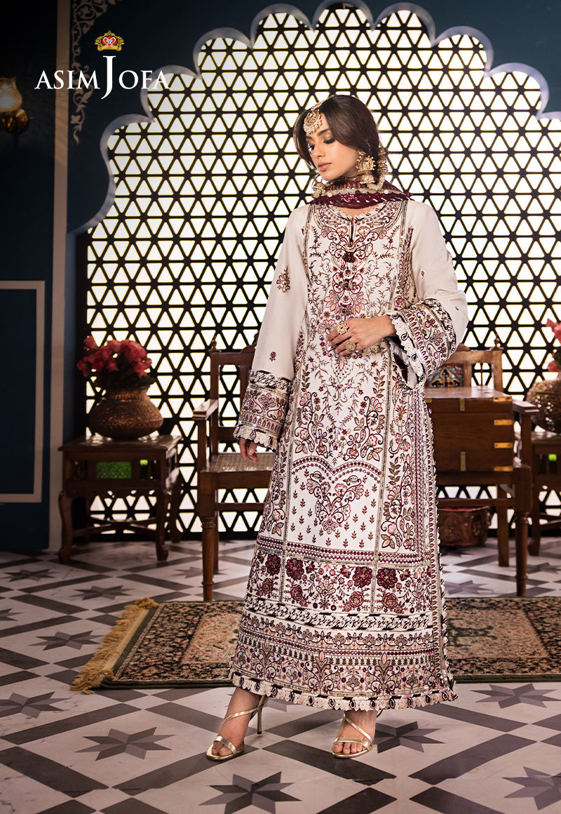 AJFI-13 | Asim Jofa | Fasana E Isha Luxury Lawn 2024