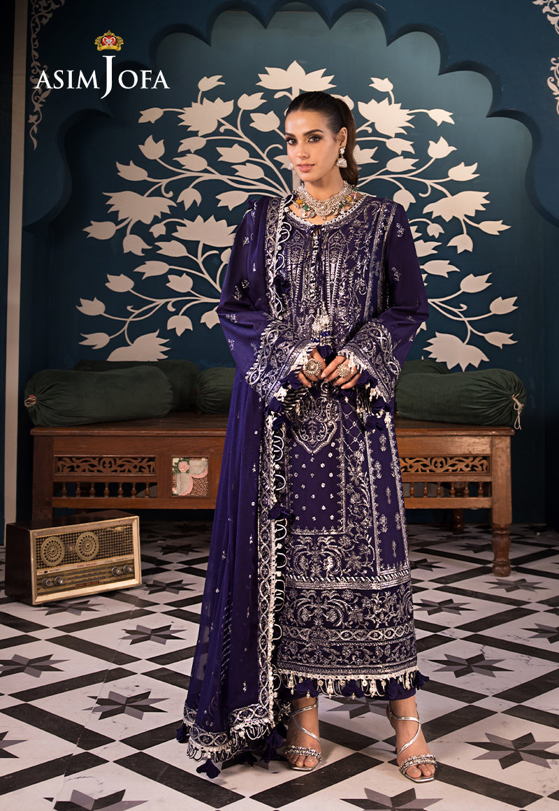 AJFI-25 | Asim Jofa | Fasana E Isha Luxury Lawn 2024