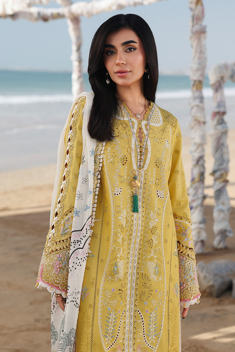 SA-07 HIRA |  Qalamkar | Sahil Luxury Lawn Unstitched Collection 2026