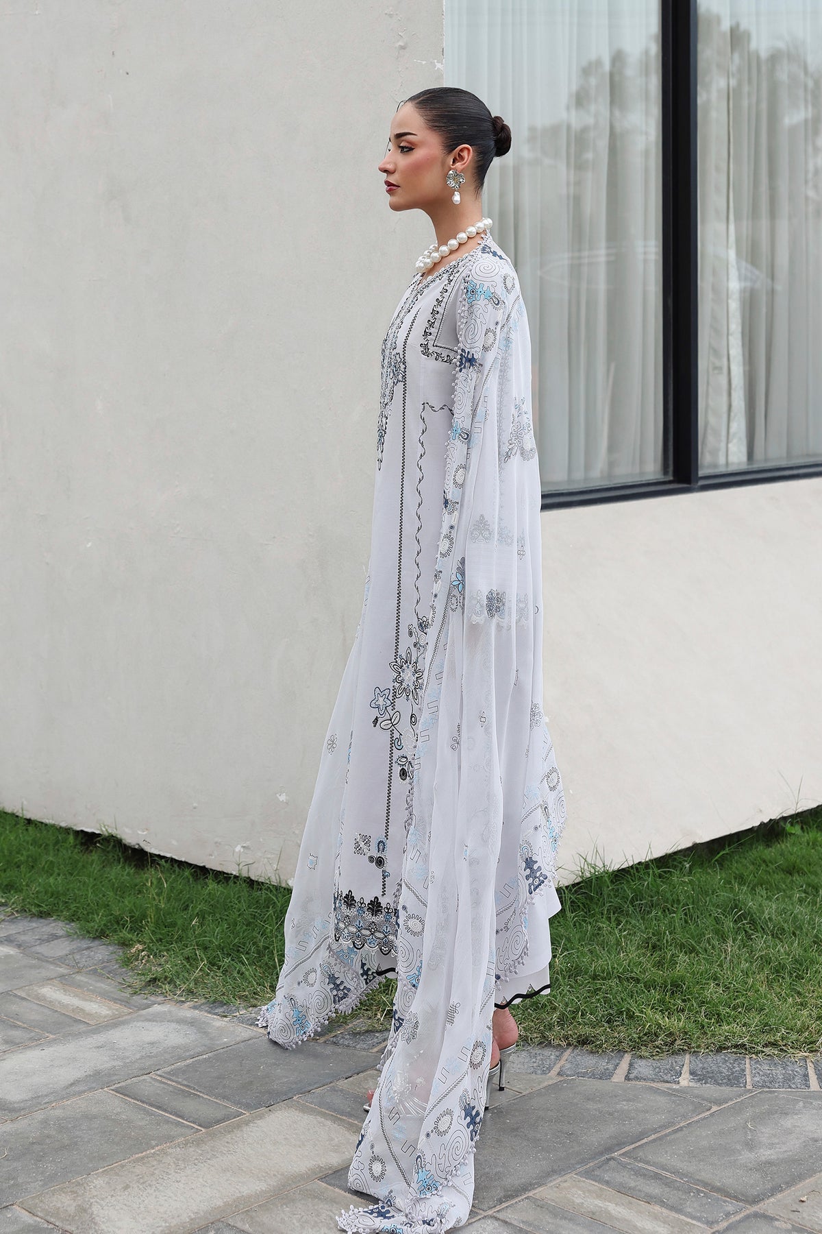 QKL-03 SAMIA | Qalamkar |  Qline Lawn Drop II Collection 2026