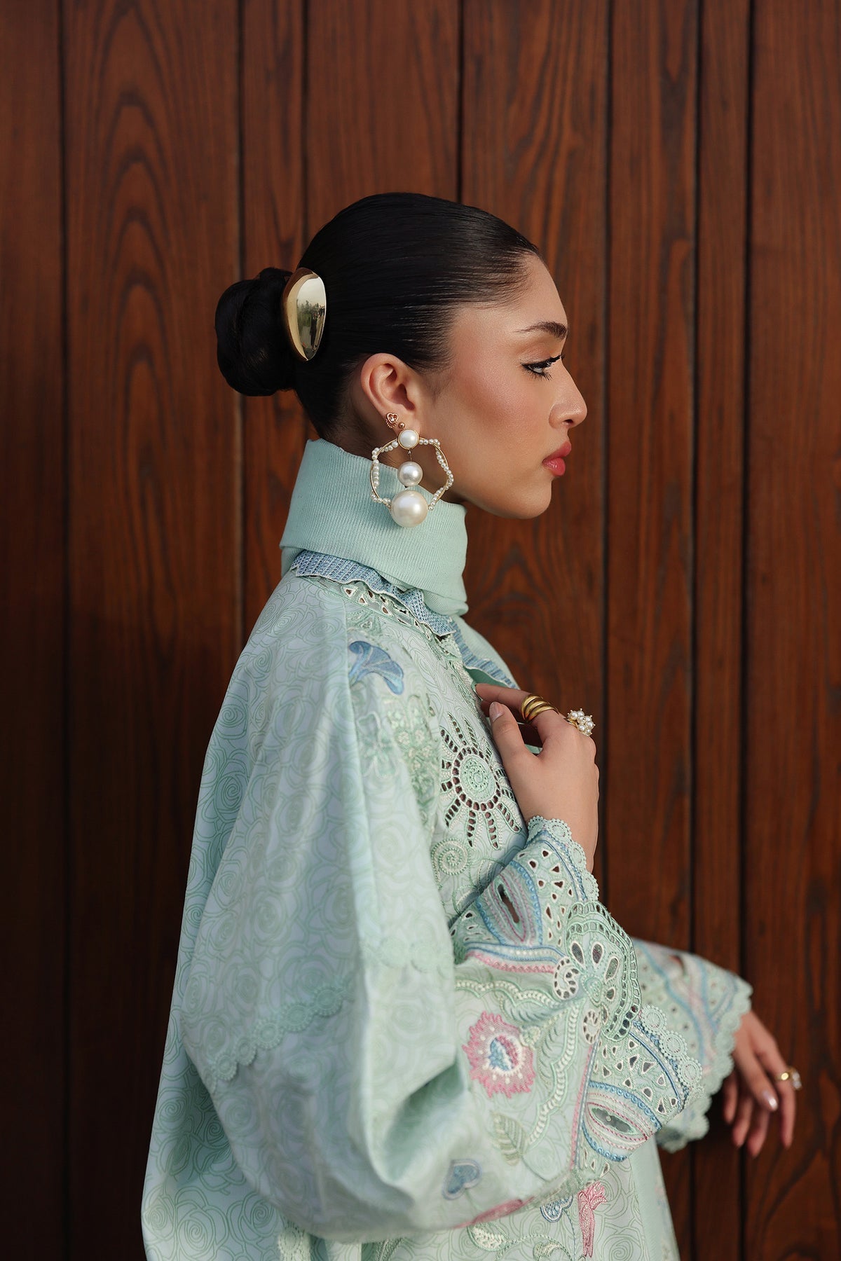 QKL-07 LEYA | Qalamkar |  Qline Lawn Drop II Collection 2026