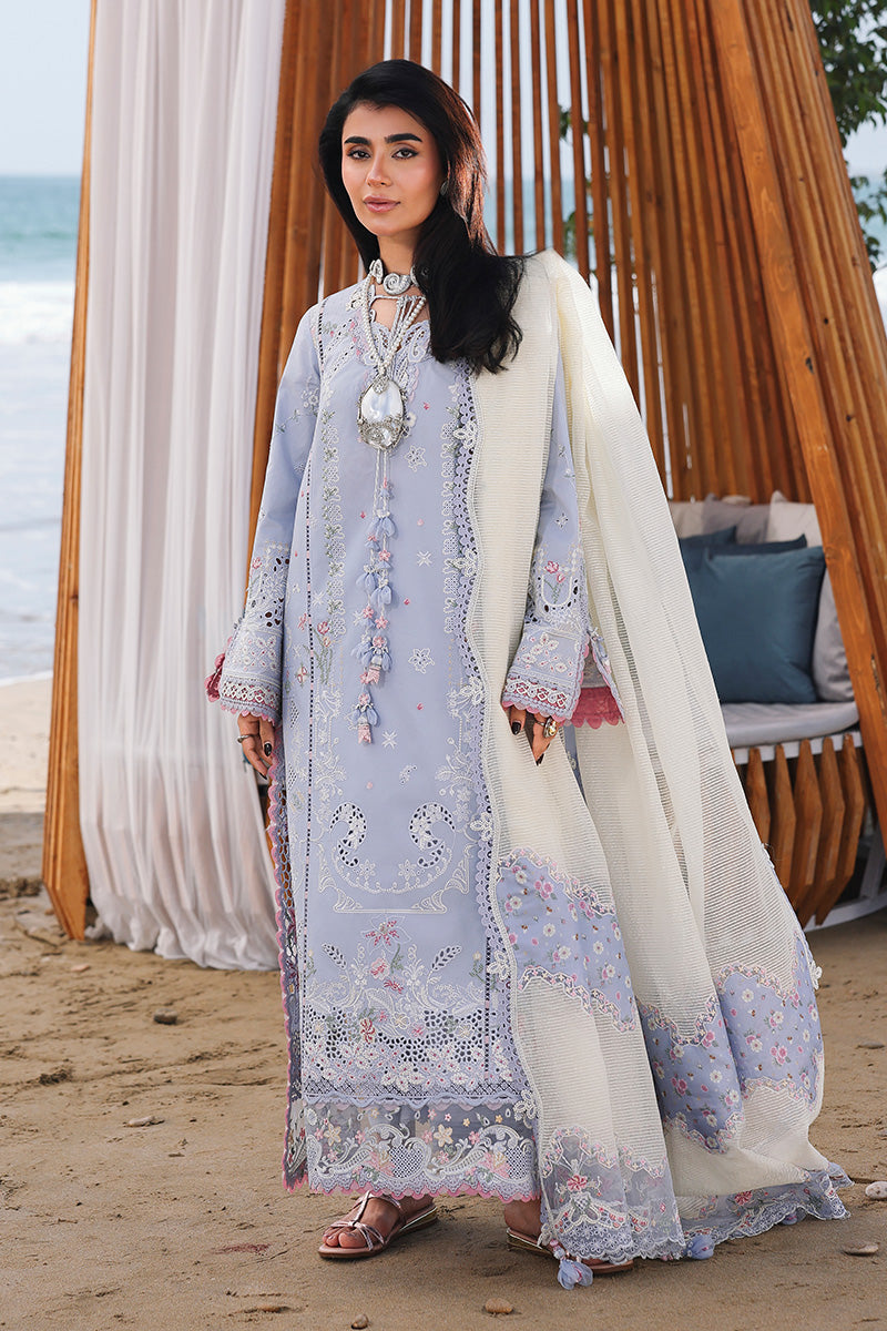 SA-08 ZAYNA |  Qalamkar | Sahil Luxury Lawn Unstitched Collection 2026