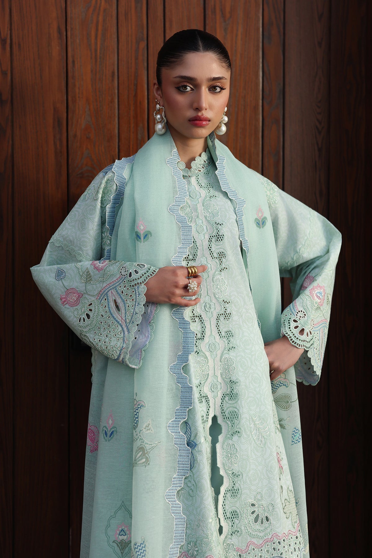 QKL-07 LEYA | Qalamkar |  Qline Lawn Drop II Collection 2026