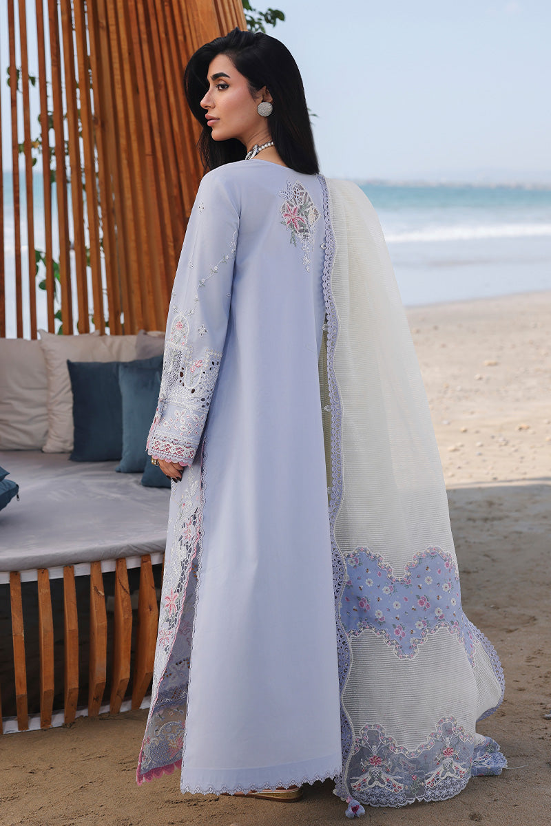 SA-08 ZAYNA |  Qalamkar | Sahil Luxury Lawn Unstitched Collection 2026