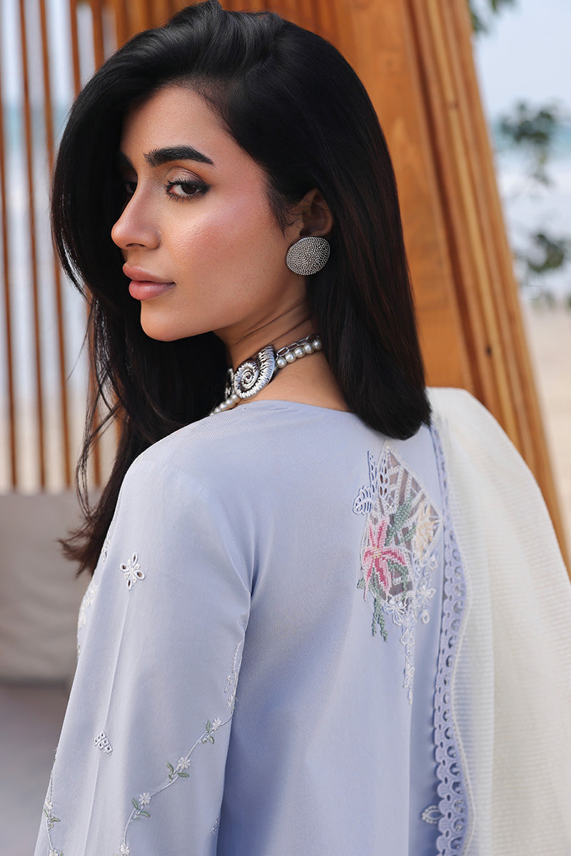 SA-08 ZAYNA |  Qalamkar | Sahil Luxury Lawn Unstitched Collection 2026