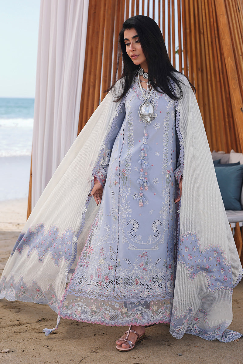 SA-08 ZAYNA |  Qalamkar | Sahil Luxury Lawn Unstitched Collection 2026