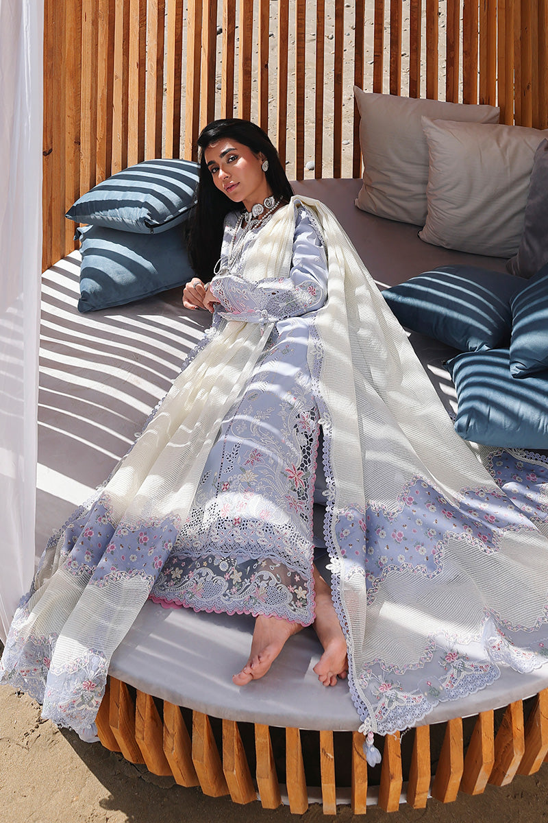 SA-08 ZAYNA |  Qalamkar | Sahil Luxury Lawn Unstitched Collection 2026