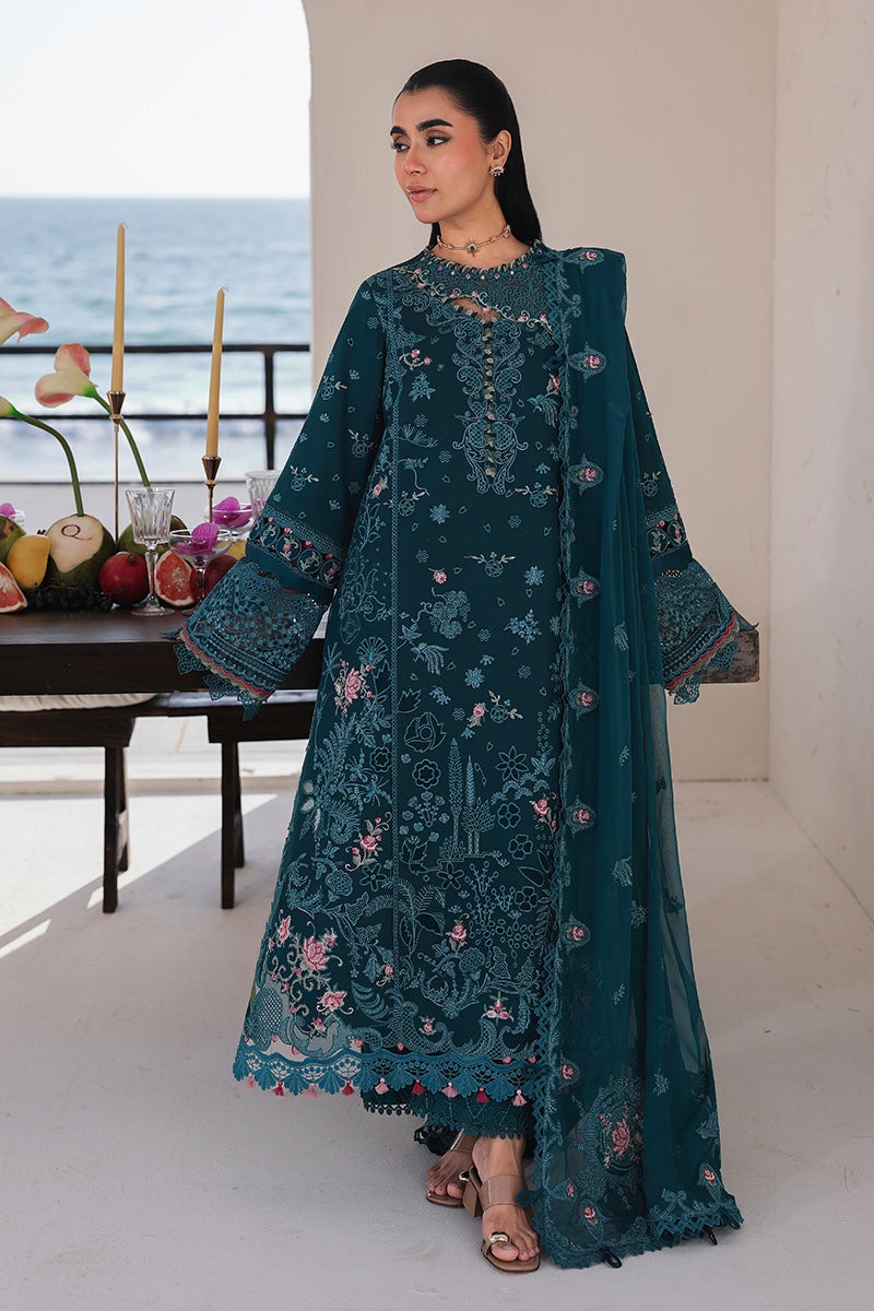 SA-04 ELIF |  Qalamkar | Sahil Luxury Lawn Unstitched Collection 2026