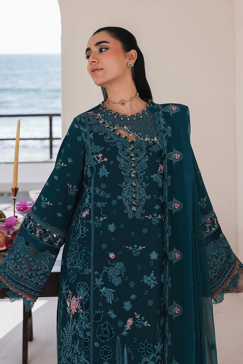 SA-04 ELIF |  Qalamkar | Sahil Luxury Lawn Unstitched Collection 2026