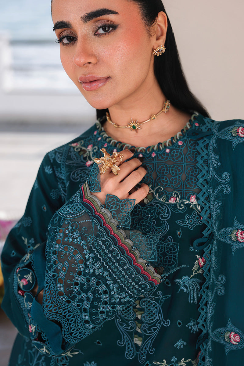 SA-04 ELIF |  Qalamkar | Sahil Luxury Lawn Unstitched Collection 2026