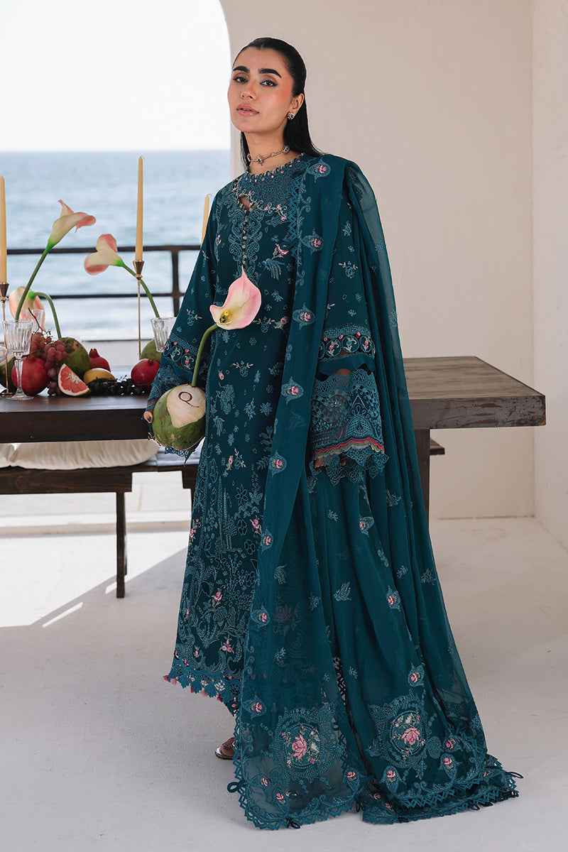 SA-04 ELIF |  Qalamkar | Sahil Luxury Lawn Unstitched Collection 2026