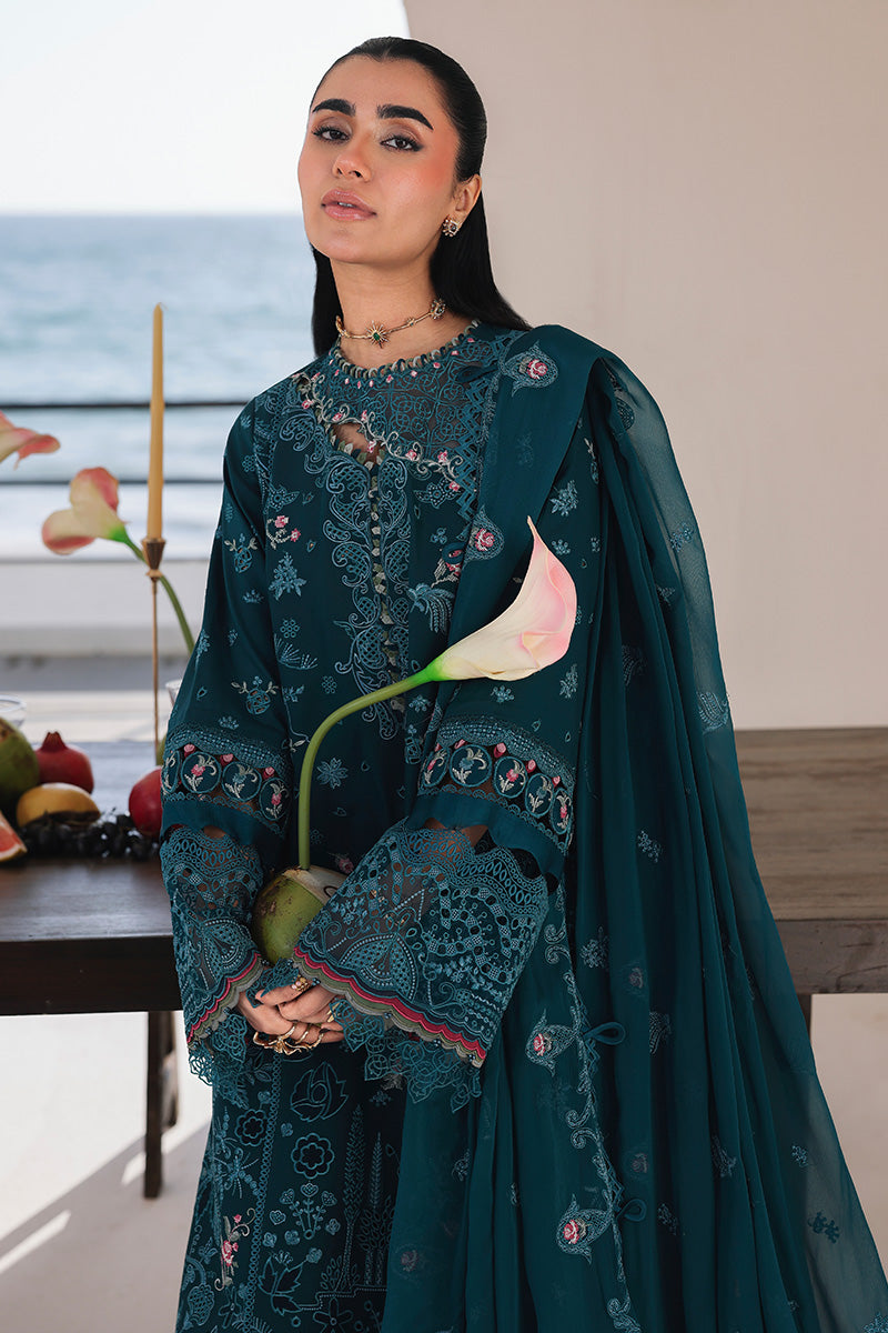 SA-04 ELIF |  Qalamkar | Sahil Luxury Lawn Unstitched Collection 2026