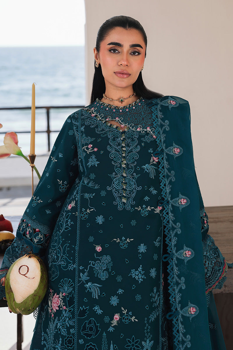 SA-04 ELIF |  Qalamkar | Sahil Luxury Lawn Unstitched Collection 2026