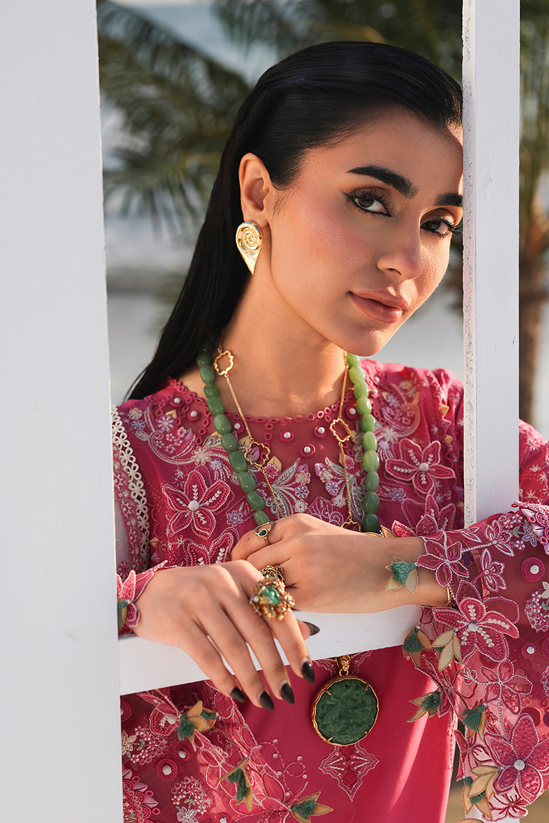 SA-13 TARA |  Qalamkar | Sahil Luxury Lawn Unstitched Collection 2026 