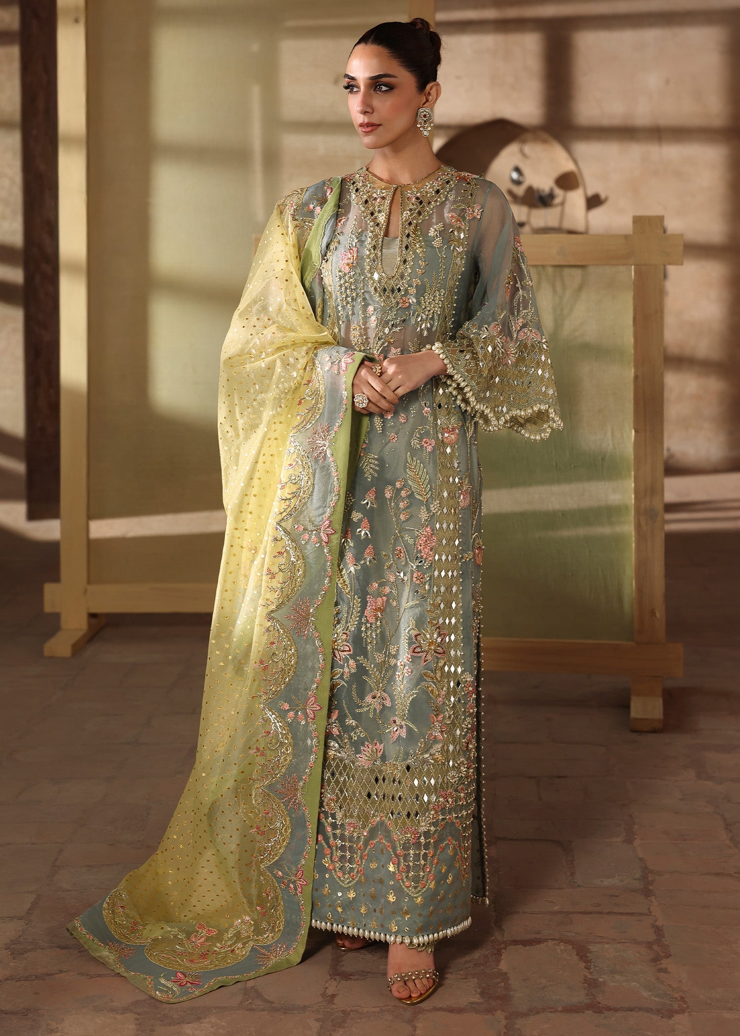 Jhalak | Crimson | Jhilmil Wedding Collection Unstitched 2026