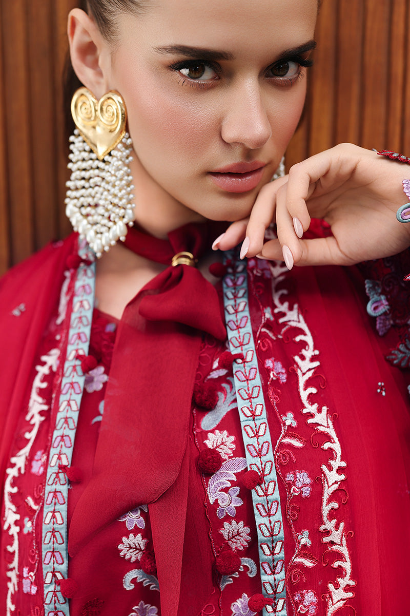 CM-03 RUBY | Qalamkar | Chikankari Eid Edit Collection 2026