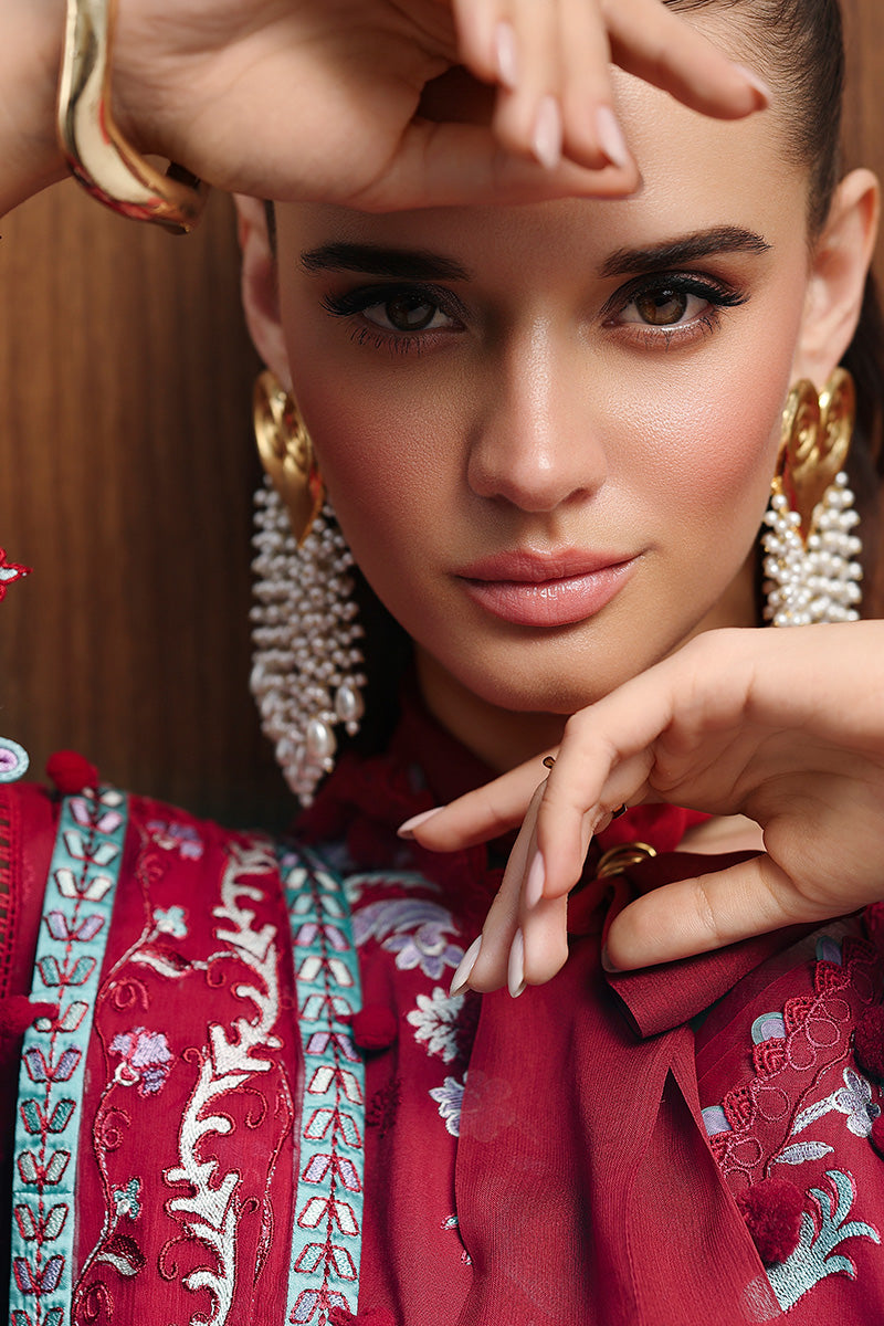 CM-03 RUBY | Qalamkar | Chikankari Eid Edit Collection 2026
