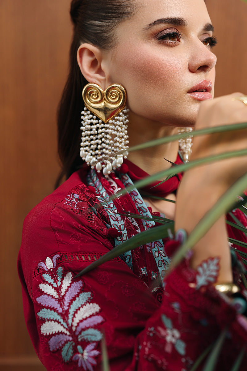 CM-03 RUBY | Qalamkar | Chikankari Eid Edit Collection 2026