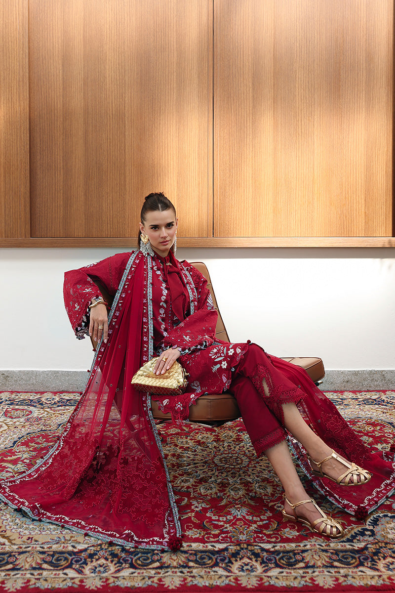 CM-03 RUBY | Qalamkar | Chikankari Eid Edit Collection 2026