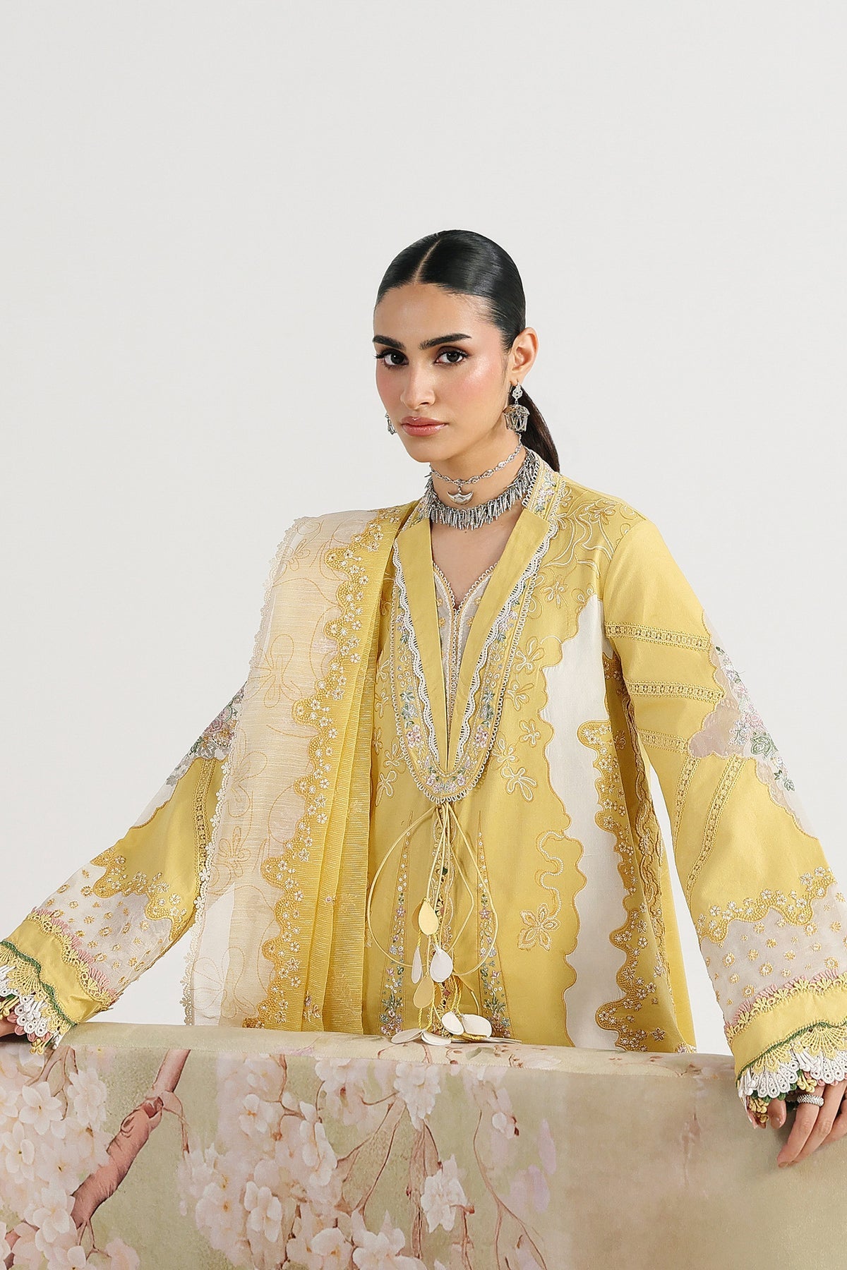 QFL-05 ZARIA | Qalamkar  | Festive Lawn Collection 2026