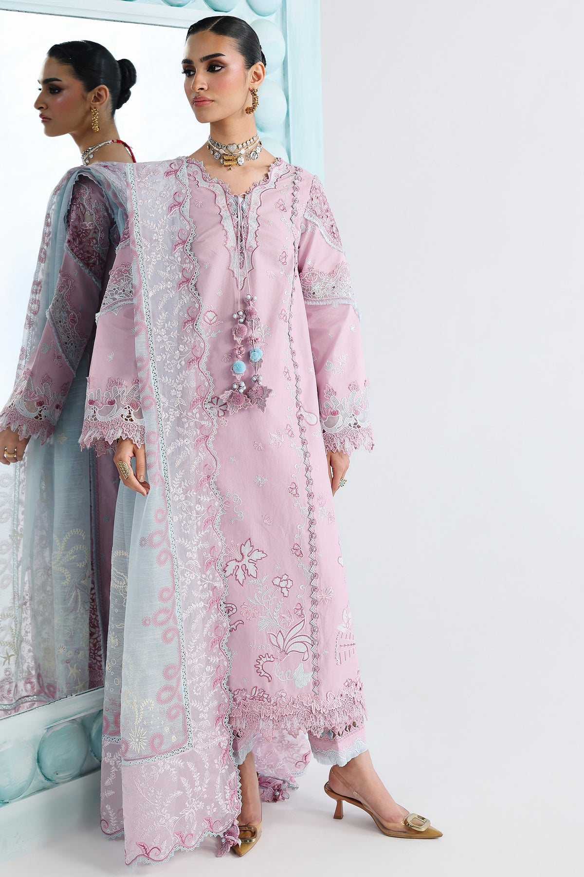 QFL-02 ISANE | Qalamkar  | Festive Lawn Collection 2026