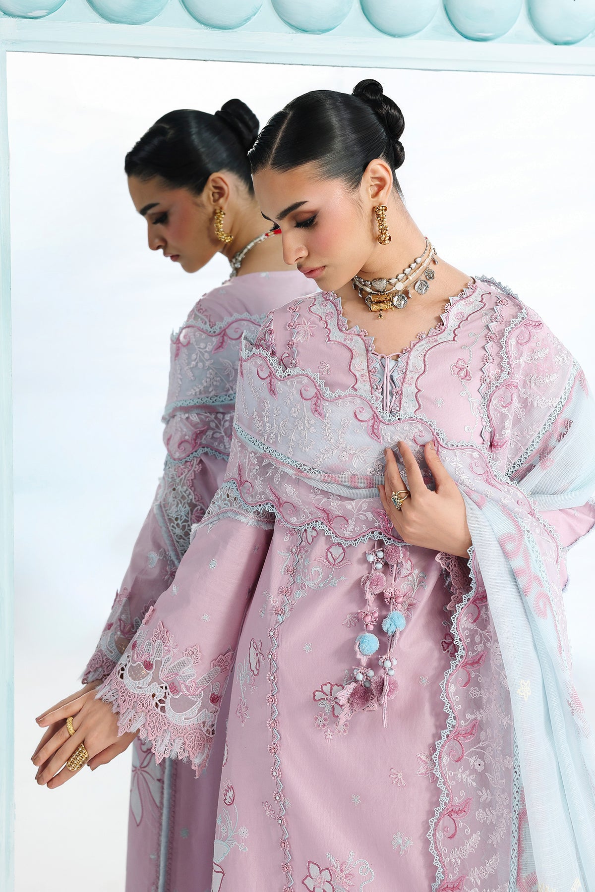 QFL-02 ISANE | Qalamkar  | Festive Lawn Collection 2026