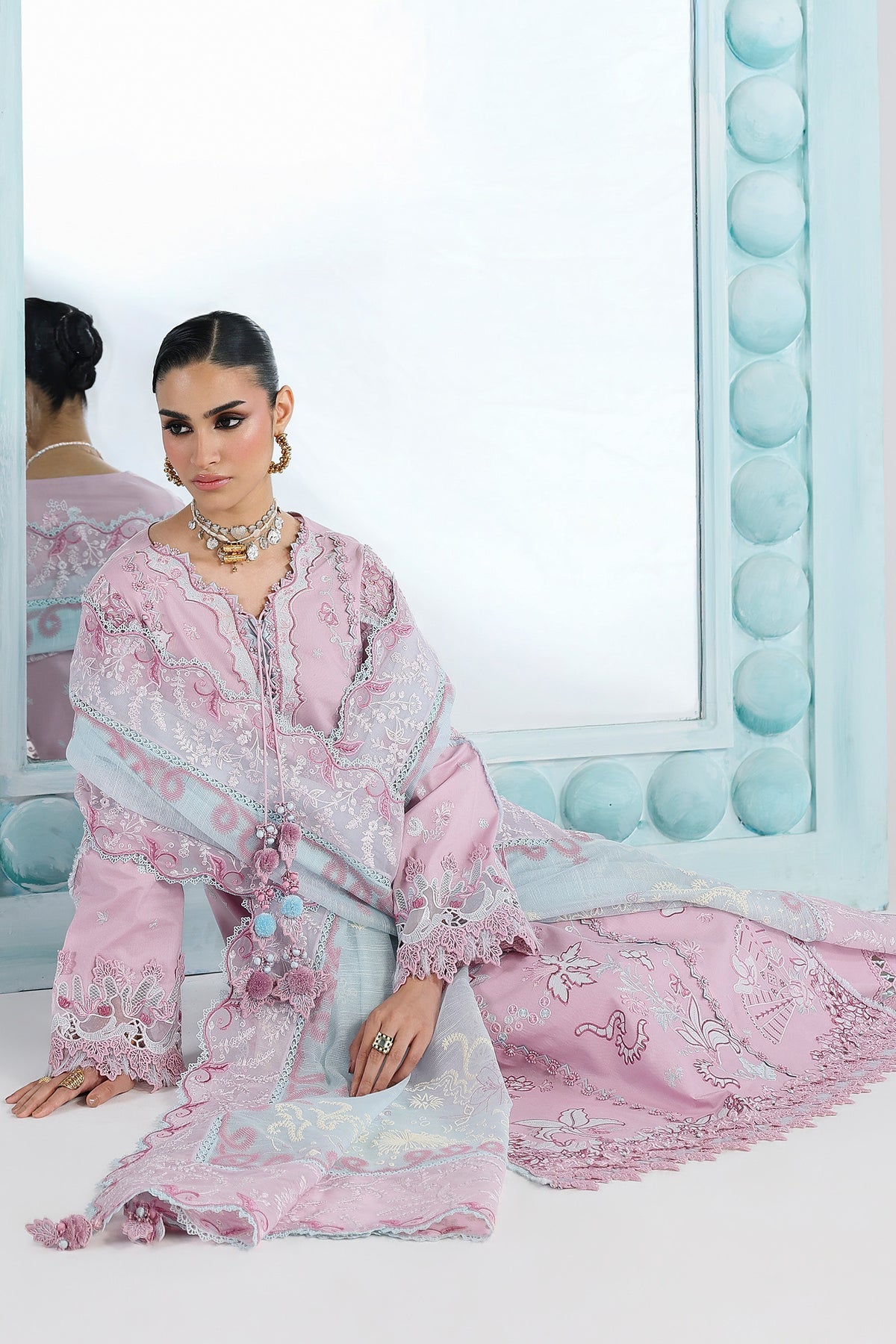 QFL-02 ISANE | Qalamkar  | Festive Lawn Collection 2026