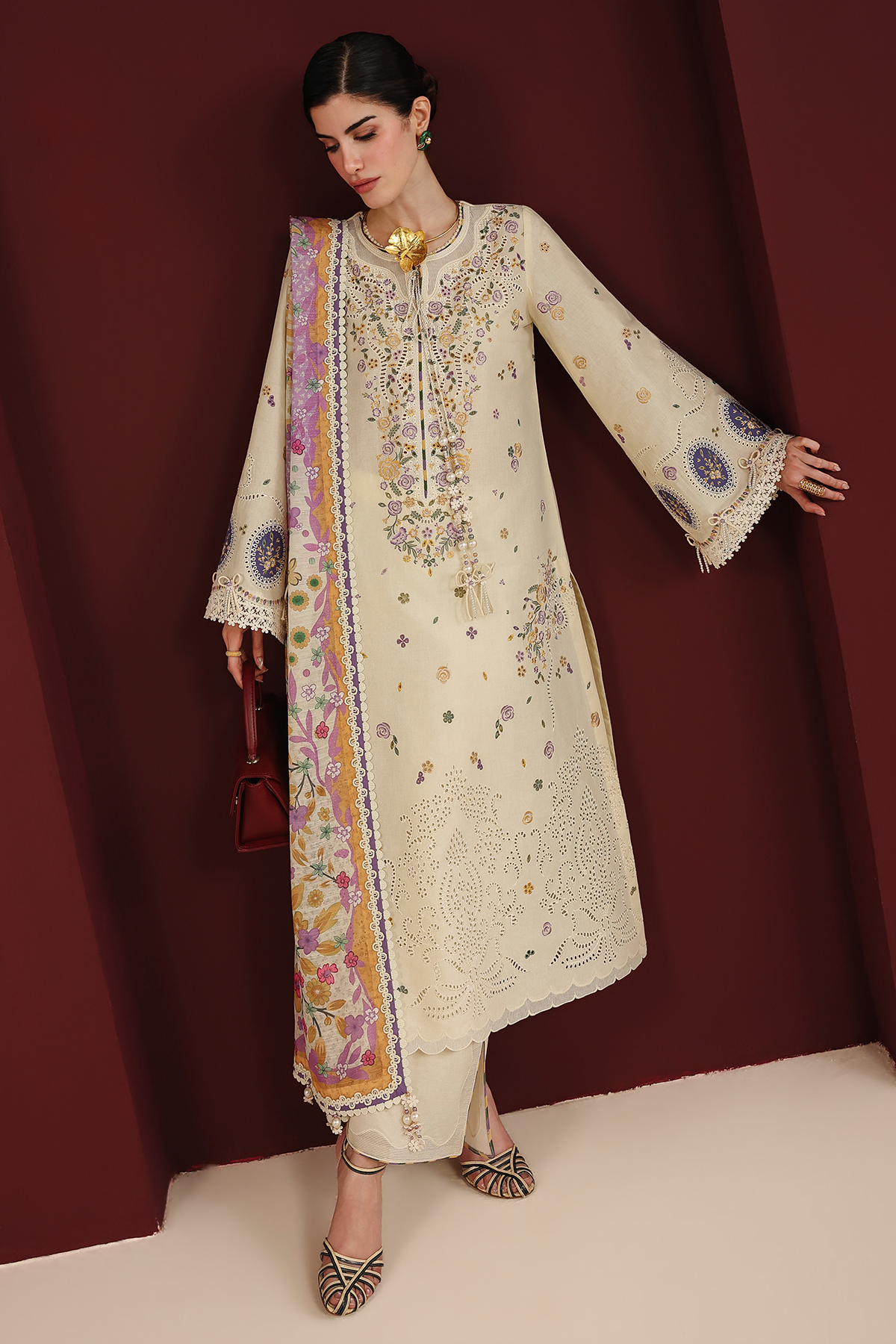 IL26-D01 | Jazmin | iris Luxury Spring Summer Lawn Collection 2026