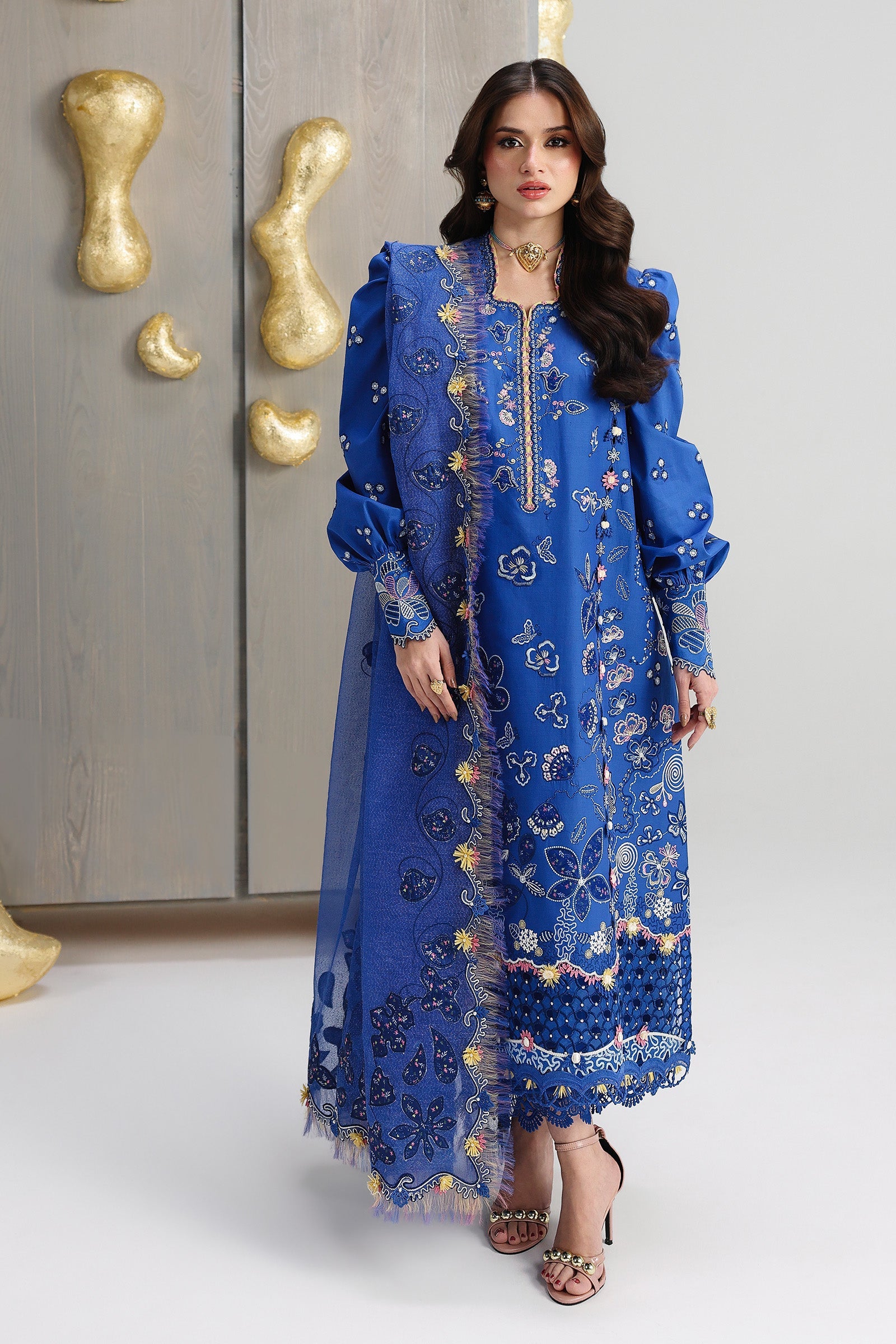 QFL-06 EMINA | Qalamkar  | Festive Lawn Collection 2026