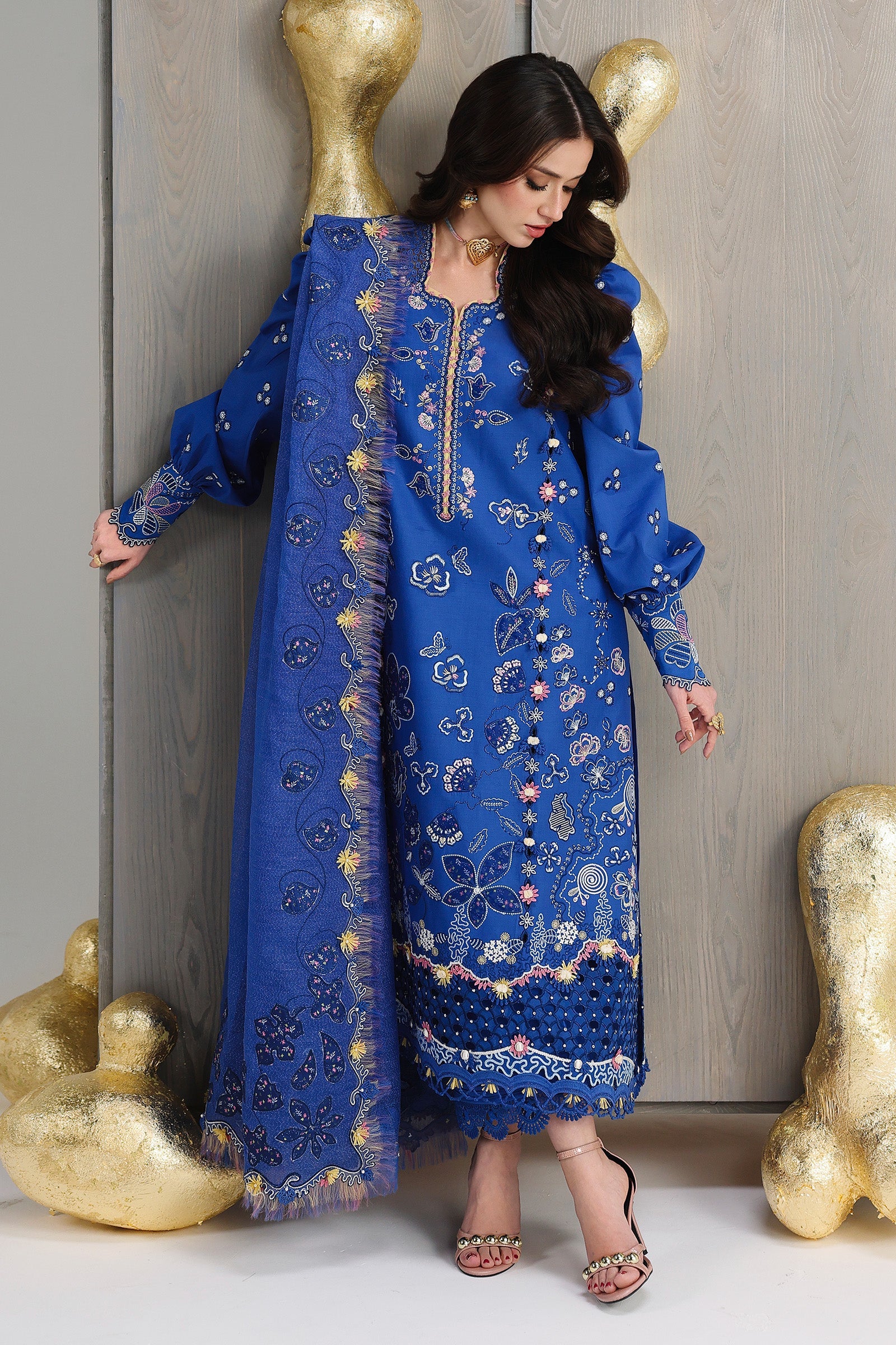 QFL-06 EMINA | Qalamkar  | Festive Lawn Collection 2026