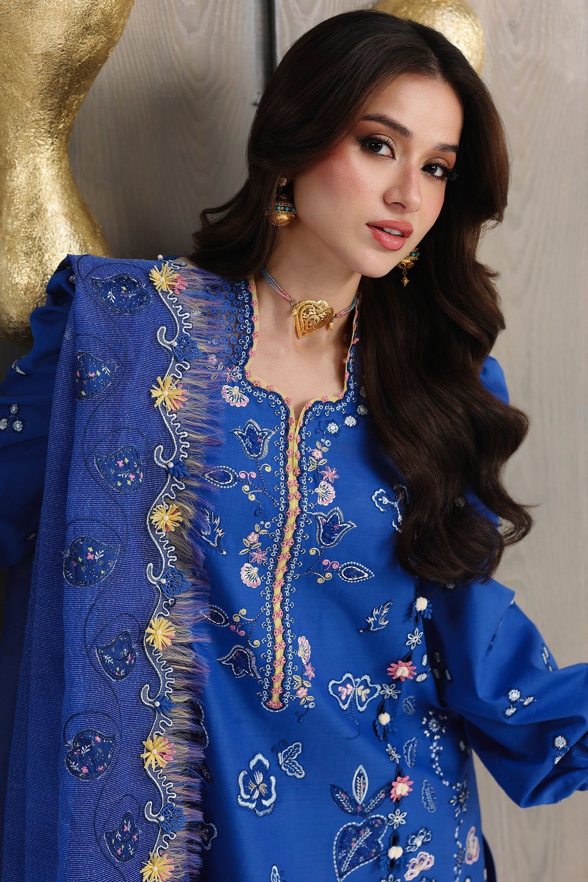 QFL-06 EMINA | Qalamkar  | Festive Lawn Collection 2026
