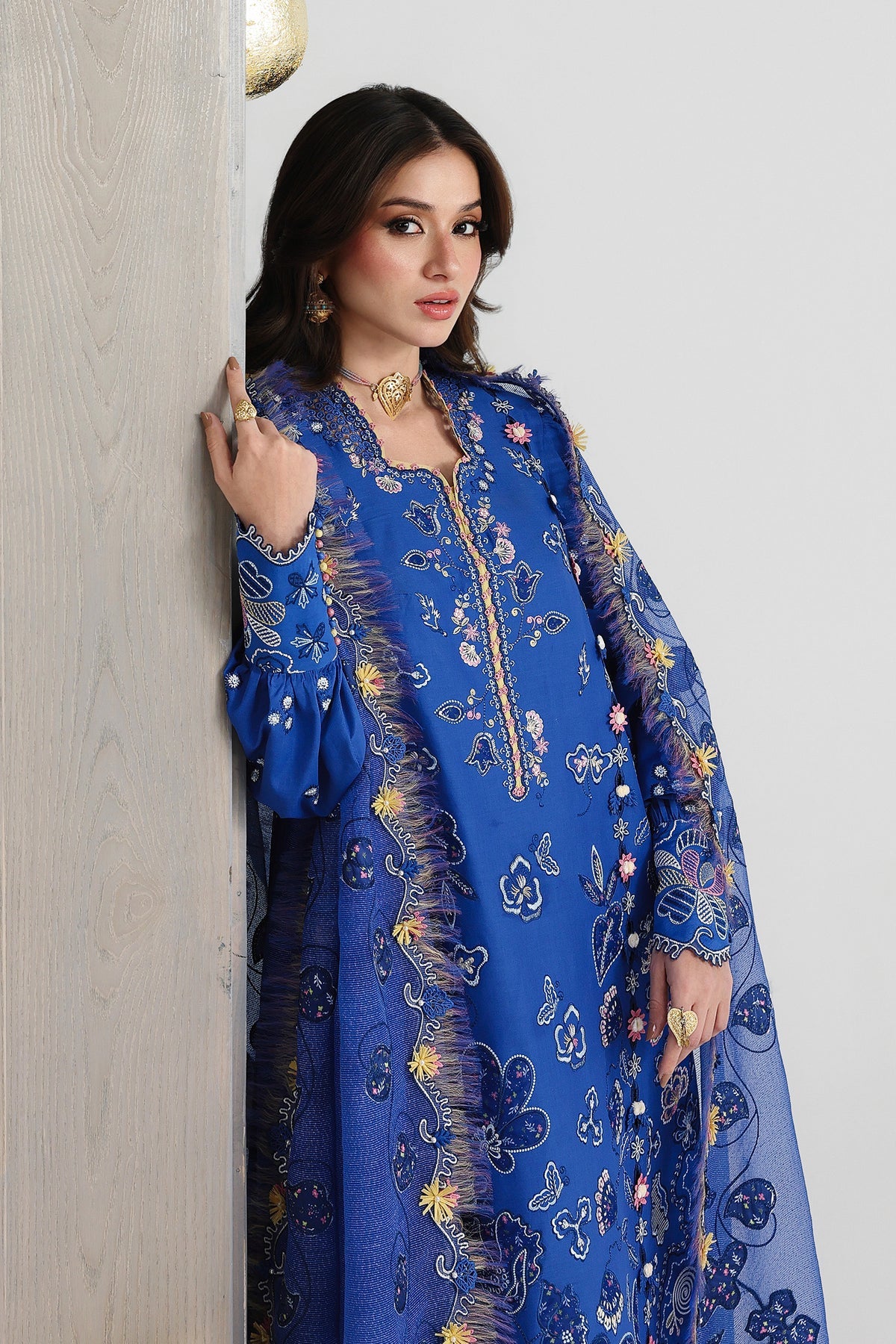 QFL-06 EMINA | Qalamkar  | Festive Lawn Collection 2026