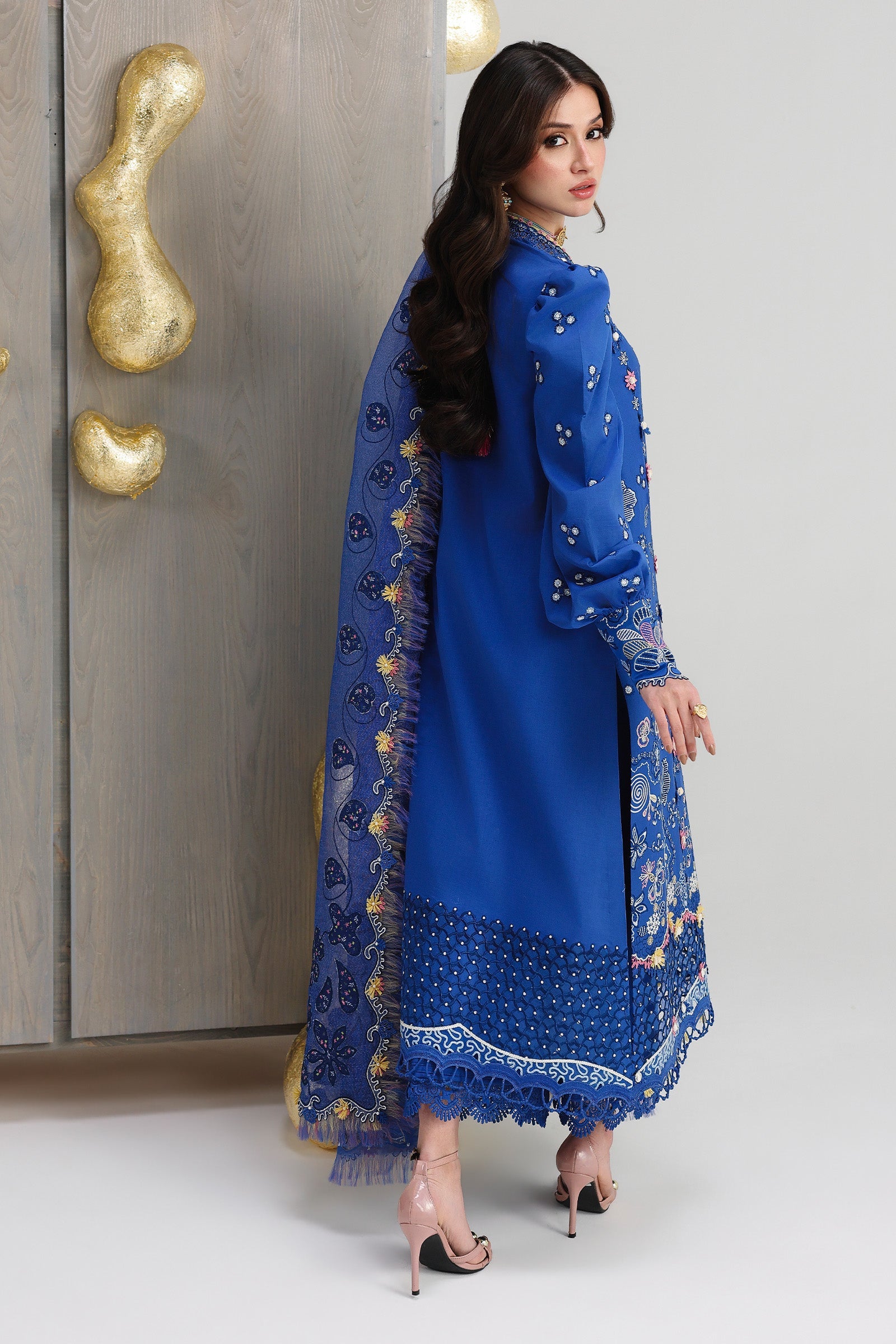 QFL-06 EMINA | Qalamkar  | Festive Lawn Collection 2026