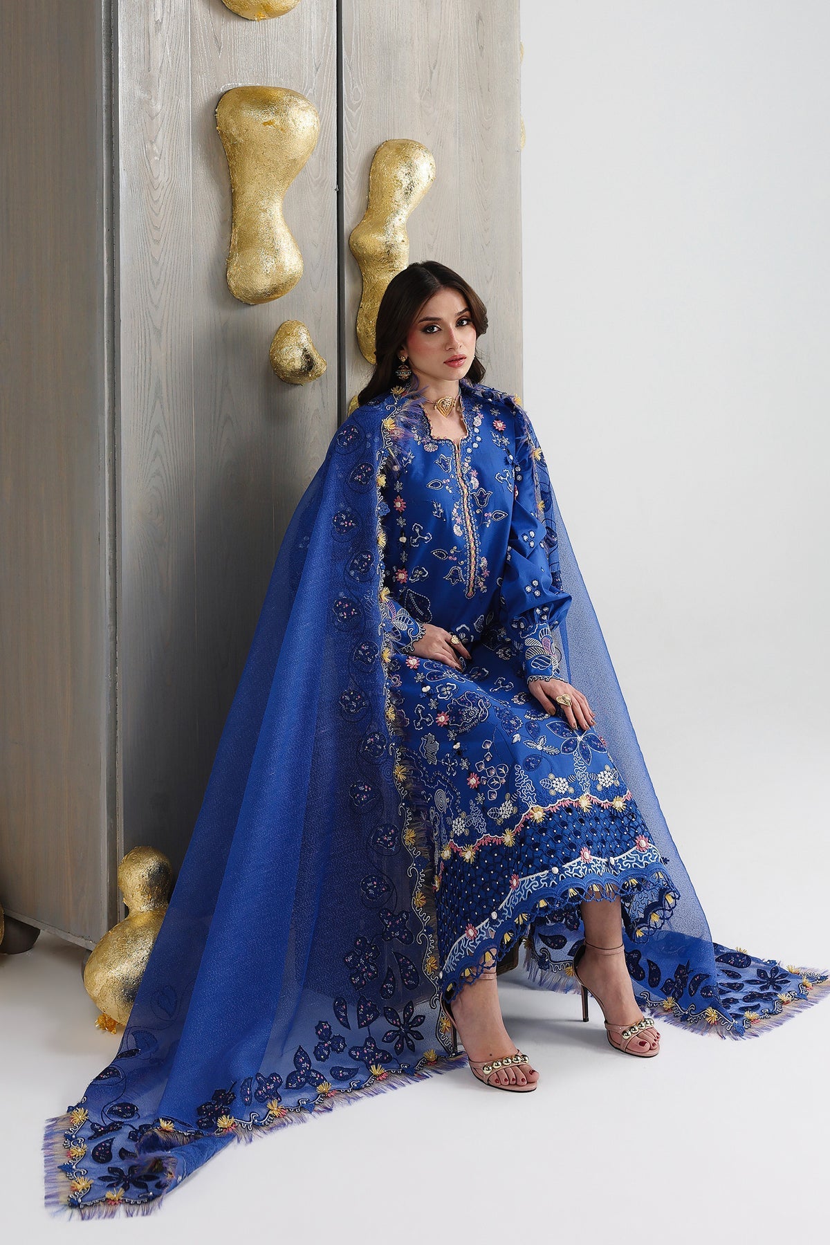 QFL-06 EMINA | Qalamkar  | Festive Lawn Collection 2026