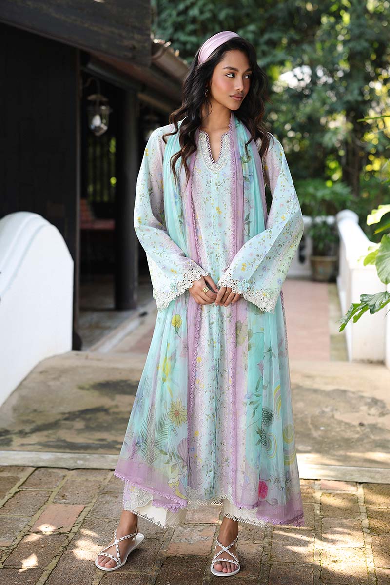 AX-07 (A) XEINA | Qalamkar| Qprints Lawn Unstitched Collection 2026