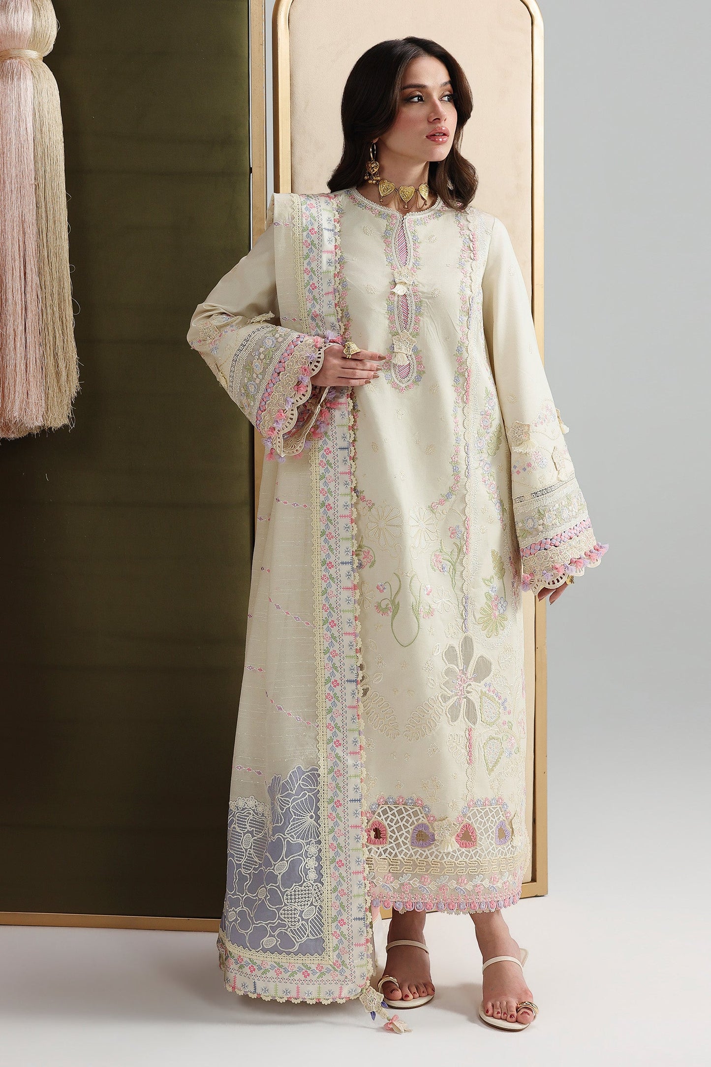 QFL-01 ELMA | Qalamkar  | Festive Lawn Collection 2026